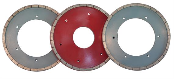 Diamond squaring wheel